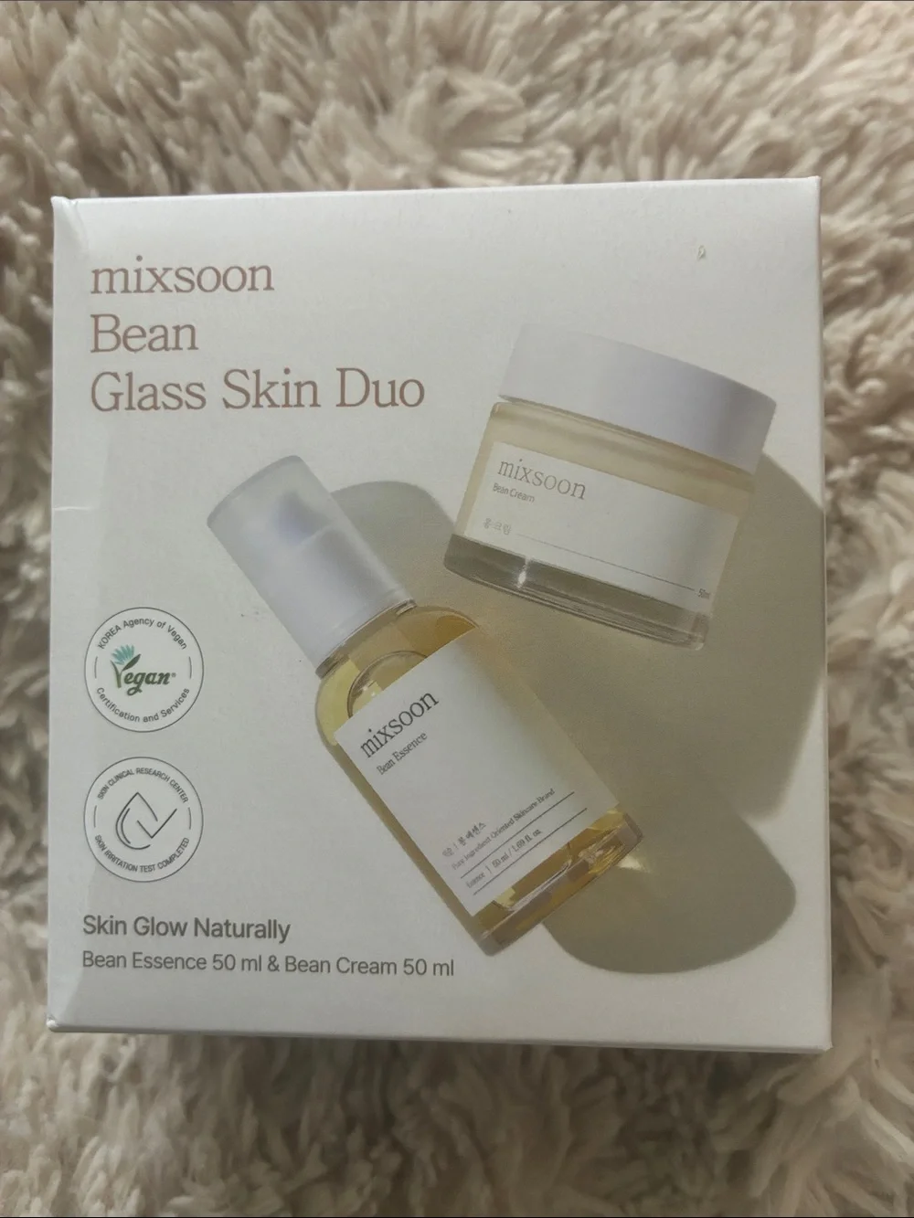 mixsoon Bean Glass Skin Duo / Bean Essence 50ml + Bean Cream 50ml